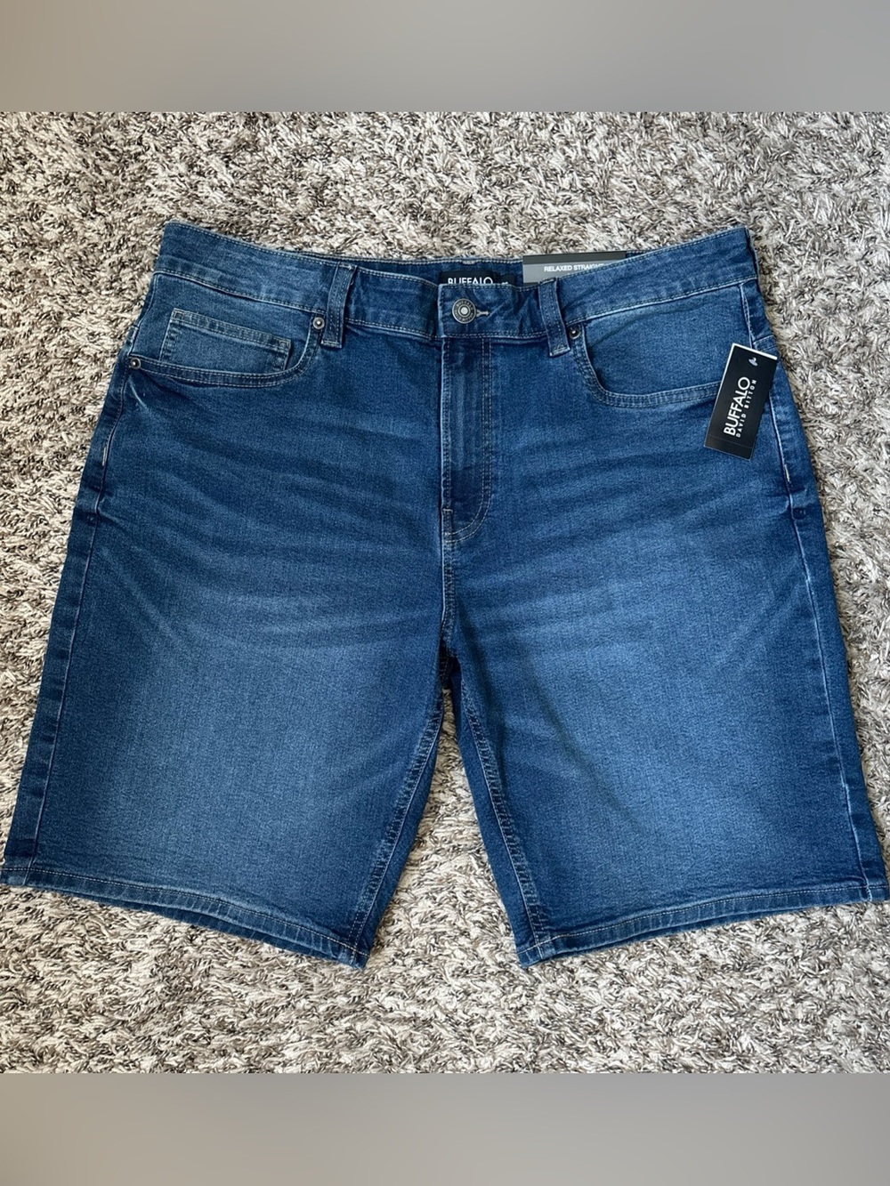 Buffalo David Bitton Men's Indigo Blue Denim Shorts